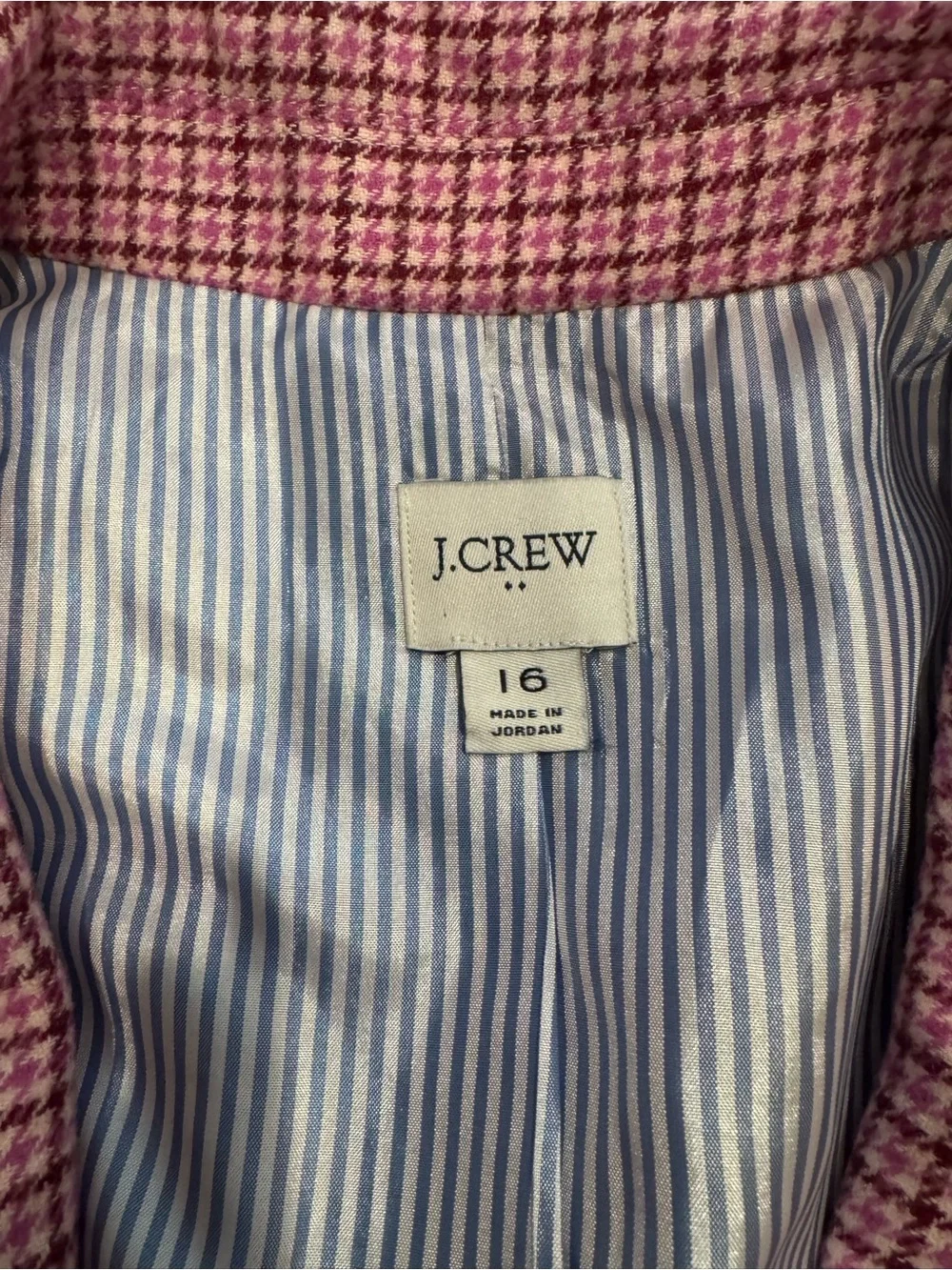 J. Crew crew pink